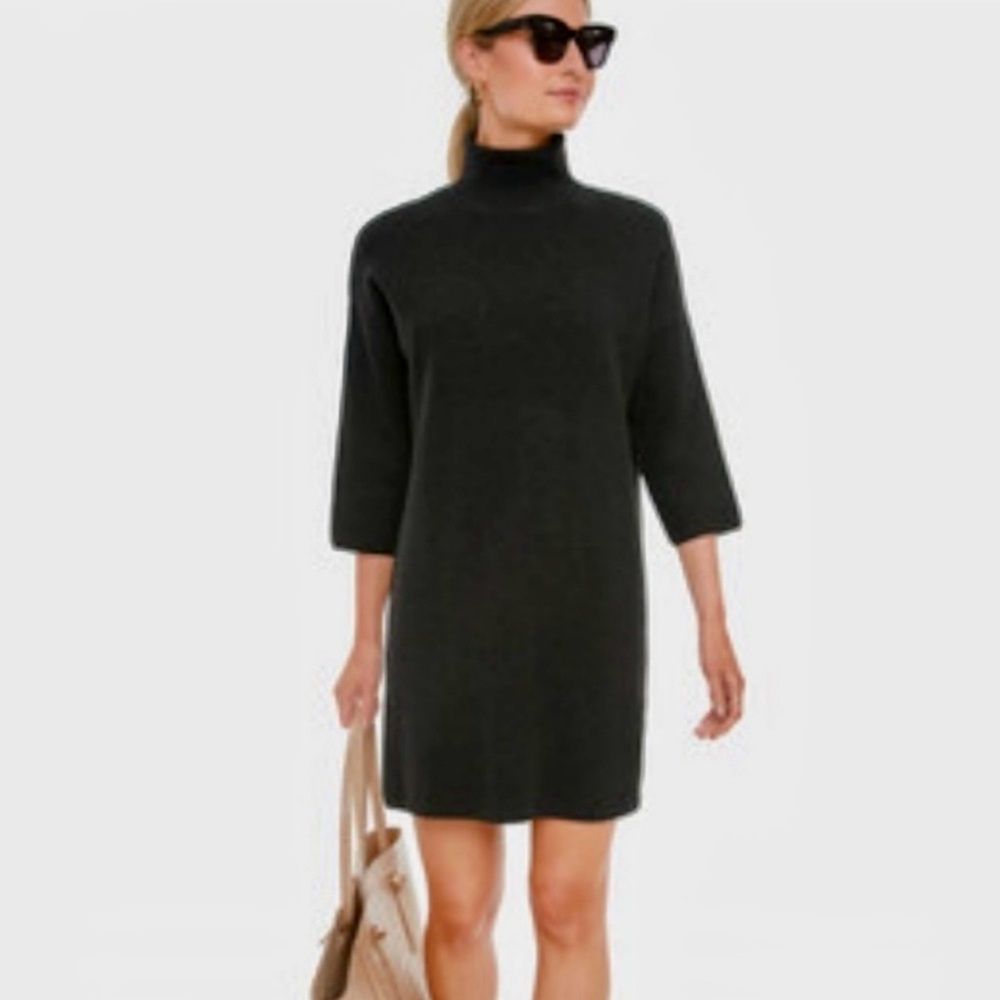 🌷Spring Fling Sale ~ NEW, Zara Turtleneck Dress - Black L (NWOT)